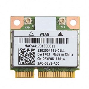 Para Atheros <span class=keywords><strong>AR9485</strong></span> AR5B225 DW1703 Half Mini PCI-Express Blue Tooth4.0 + 300Mbps Tarjeta Wifi inalámbrica - Product Image 1