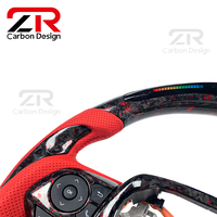 Accessoires de voiture, écran LED, volant sport en fibre de carbone forgée pour Toyota Camry XSE TRD Corolla LE Avalon RAV4 2012-2024