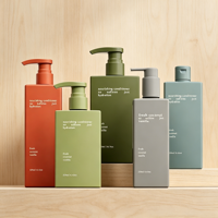 Échantillon Gratuit 500ml – Shampoing et Nettoyant Visage en Plastique PET Personnalisé, Sans BPA, Couleurs Personnalisables, Format Carré, pour Bébé, Marque Privée