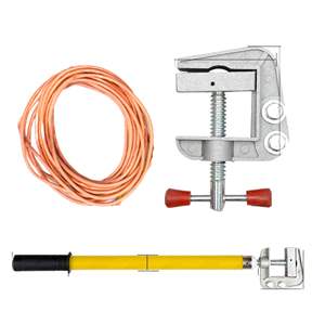 Varilla de descarga chapada en cobre a precio de fábrica, varilla de tierra <span class=keywords><strong>para</strong></span> sistema de protección contra rayos - Product Image 2