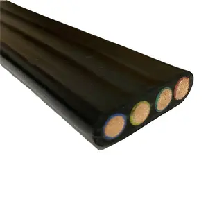 450/750v מפרטים מרובים H07RN-F שטוח שחור מעיל Cat6 גומי נגרר כבל