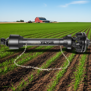 Arbre de transmission Vevor pour tracteur, 1-3/8 po, 6 cannelures, 43-59 po, pour machines agricoles, finition noire, modèle de tondeuse D0100X370C2 - Product Image 2