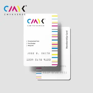 Karten Custom Print Gym Club Hotel Benutzer definiertes Logo Design Kunststoff bedruckte PVC VIP-Mitglieds karten