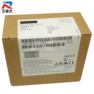 Module de sortie analogique Siemens SM 1232 6ES7232-4HB32-0XB0 d'origine, SIMATIC S7-1200 6ES72324HB320XB0, contrôle programmable PLC - Product Image 3