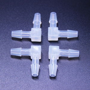 ZDVseal PA66 saydam beyaz sağ açı 2 yönlü değişken çap dirsek boru bağlantı parçaları düşük basınç ile pürüzsüz yüzey - Product Image 1