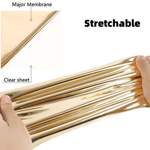 Vinilo Termotransferible Guangyintong HTV Factory <span class=keywords><strong>Flex</strong></span> Rolls, Vinilo Adhesivo de PU Suave con Efecto Metálico para Impresión en Ropa - Product Image 3
