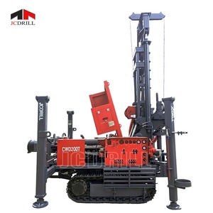 Plataforma de Perforación de Pozos de Agua Rotatoria Móvil sobre Orugas CWD200T con Motor Diésel en Venta - Product Image 6
