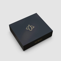 Boîte d'emballage de ceinture en papier noir mat de luxe imprimé de logo personnalisé pour hommes boîte cadeau d'emballage en papier de carton boîte à portefeuille pour hommes