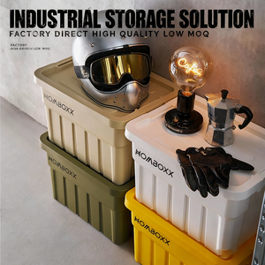 Tùy chỉnh công suất lớn chất lượng cao ngoài trời nhựa lưu trữ hộp PP ngoài trời không thấm nước cắm trại Stackable lưu trữ hộp trong kho - Product Image 3