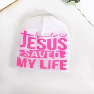 Gorros de Punto Unisex de Moda para Invierno, Gorros con Diseño de Jesús, Tejido Jacquard, Logotipo Personalizado, Transpirables, Impermeables, para Viajar, 100% - Product Image 2