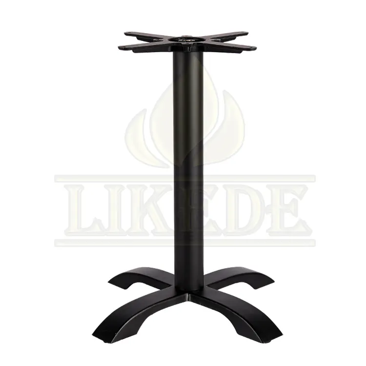 Lage prijs hoge kwaliteit gietijzer cross tafel base metalen decoratieve metalen tafel benen eettafel cross been