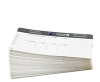 Papier d'embarquement vierge personnalisé, échantillon gratuit, papier thermique imprimé flexo