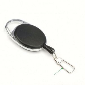Fancy Carabiner Retractable Badge Reel Clip Oval Medical Funny Heavy Duty Character Badge Keychain Holder with <b>Snap</b> <b>Hook</b> - Product Image 4