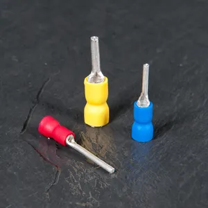 Crimping Lugs PTE1.25-10 Easy Entry Insulated Pin Terminal Pin Shaped Crimp Terminal Lugs