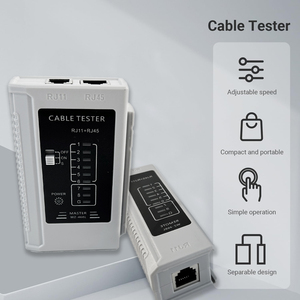<span class=keywords><strong>Testeur</strong></span> de câbles réseau Ethernet, USB, BNC, <span class=keywords><strong>RJ45</strong></span>, RJ11, RJ12, Cat5e, Cat6, <span class=keywords><strong>testeur</strong></span> de câbles LAN - Product Image 2