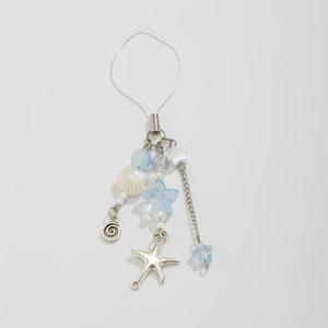 Océan Vent Shell Dauphin Gland Pendentif Vacances Perle Étoile Tortue Porte-clés Bijoux - Product Image 2