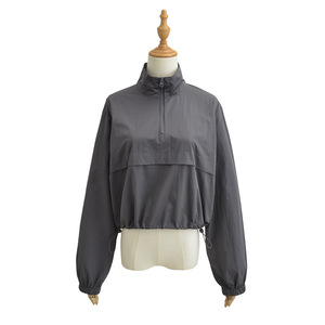 Sunscreen Breathable Quick Dry Lightweight Assault Suit Thin Casual Fitness <b>Yoga</b> Top Long Sleeved Loose Sports <b>Jacket</b> Front Logo - Product Image 6