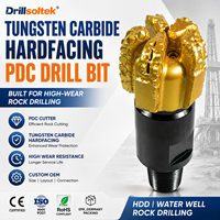Foret PDC à revêtement dur Drillsoltek, foret PDC en carbure de tungstène pour le forage HDD