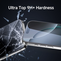 Film de protection d'écran de téléphone en verre trempé 9H 2.5D anti-espion, très vendu, pour iPhone 17 16 15 Pro Max