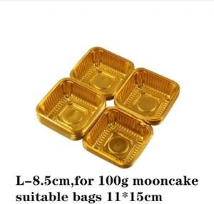 VANTUR Customized Disposable PP Gold Recyclable Stamping Pastry Dessert Tray/<b>Box</b> <b>Packaging</b> for Cupcakes <b>Chocolates</b> Guangdong - Product Image 3