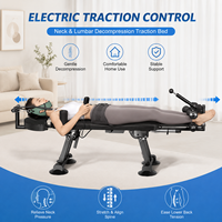 Lit de traction orthopédique électrique multi-positions réglable pour la correction cervicale et lombaire, équipement de décompression et de relaxation