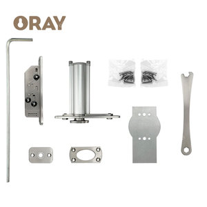 Self-Closing Soft Close Open Pivot <strong>Hinge</strong> Functional Hardware Product Double Axis Pivot <strong>Hinges</strong> for 300kg Wood Door - Product Image 5