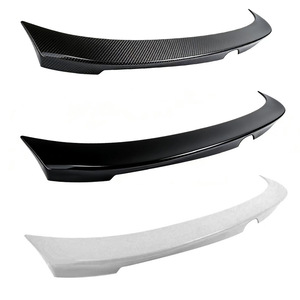 สปอยเลอร์หลังสำหรับ Toyota Yaris Vios 24-26 ลายคาร์บอนไฟเบอร์ สีดำเงา ขาว ABS ทรง Ducktail สำหรับกันชน - Product Image 1