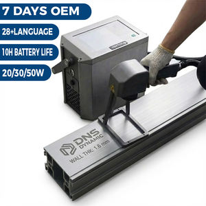 Faserlaser-Markiermaschine Preis Faserlaser-Graviermaschine für Metall Kunststoff Holz Unterstützt DXF PLT BMP AI DWG Grafik - Product Image 1