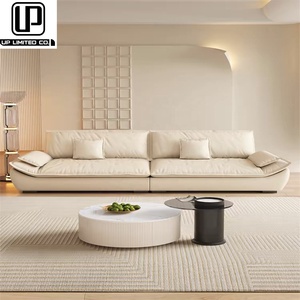 Wholesale European and American Style Living Room White Sectional Comfort Velvet Fabric Leather <b>Sofas</b> Covers <b>Waterproof</b> Living R - Product Image 1