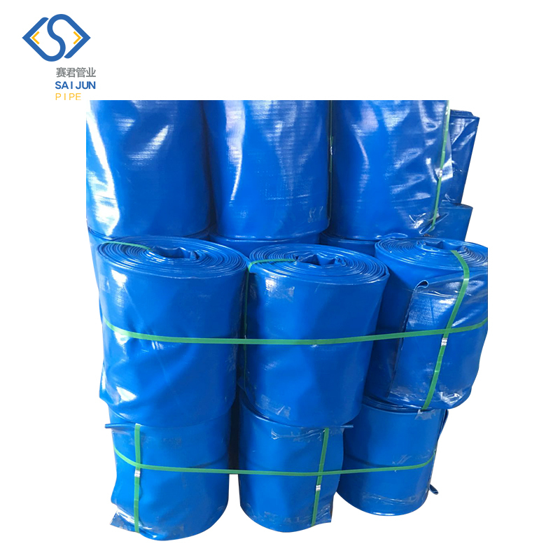 8 дюймов сельскохозяйственного орошения pvc плоскоукладываемый шланг