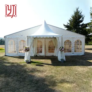 Carpa grande de aluminio de 5x10m, 10x15M, 15x20m para fiesta de boda, carpa con dosel, carpa para fiestas de gran envergadura para eventos de boda