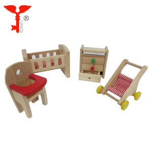 Enfants Jouer Écologique Classique Meubles <span class=keywords><strong>de</strong></span> Maison <span class=keywords><strong>De</strong></span> Poupée En Bois - Product Image 1
