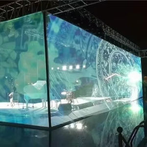 3Dホログラフィックプロジェクションスクリーン中国プロフェッショナルホログラムメッシュスクリーン高品質透明ホロガーゼ - Product Image 1