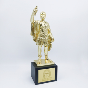 Commercio all'ingrosso della fabbrica Septimius oro lucido incisione figurina in metallo artigianato arte souvenir trofei per la coppa dell'Europa occidentale - Product Image 6