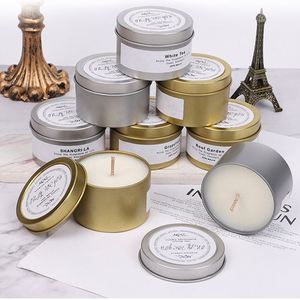 Custom Decor Organic Aromatherapy, Soy <b>Candle</b> Private Label Tin Scented <b>Candle</b> for <b>Gift</b> <b>Set</b>/ - Product Image 1