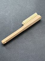 Brosse à craie d'escalade industrielle DIY OEM avec manche en bois de hêtre pour le bouldering, la gym, les murs intérieurs et extérieurs, accessoire d'équipement