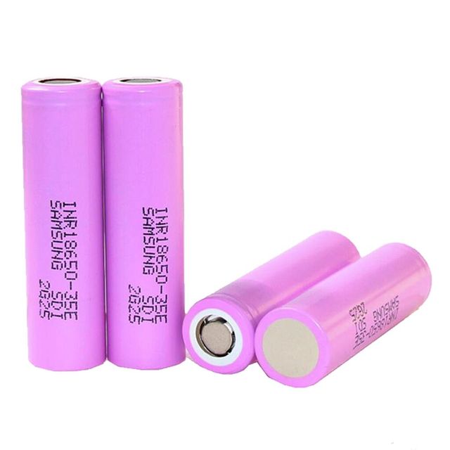 YJ Cylindrical 18650 35E 3350mAh 3500mAh Rechargeable Li-ion Battery for Medical Devices, Electric Toys