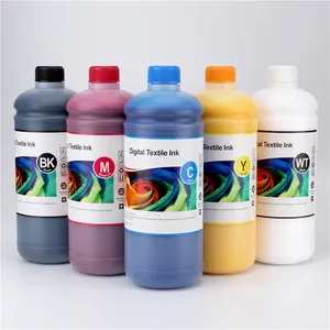 Goosam beyaz Pigment DTG dijital tekstil için giysi mürekkep Starfire/Epson/Kyocera/Konit/Kodak/Mimaki/Neixo/Apex/Aeoon DTG yazıcı