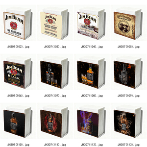 Porta Servilletas Metálico Vintage al por Mayor para Bar, Cueva del Hombre, Restaurante - Dispensador de Servilletas de Hojalata para Mesa - Product Image 6