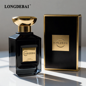 Custom Color 100ml Perfume Glass <b>Bottles</b> Luxury Empty Black Perfume <b>Bottle</b> Spray Perfume <b>Bottle</b> with Packaging <b>Box</b> - Product Image 1