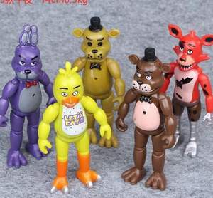 Vente en gros de figurines d'action Five Nights at <span class=keywords><strong>Freddy</strong></span>'s, Golden <span class=keywords><strong>Freddy</strong></span>, Balloon Boy, collection de poupées en vinyle, modèles de <span class=keywords><strong>jeux</strong></span> - Product Image 1