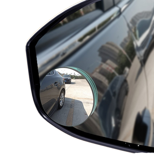1 pièce Rétroviseur extérieur pliable <span class=keywords><strong>Petit</strong></span> miroir rond en verre pour angle mort - Product Image 1