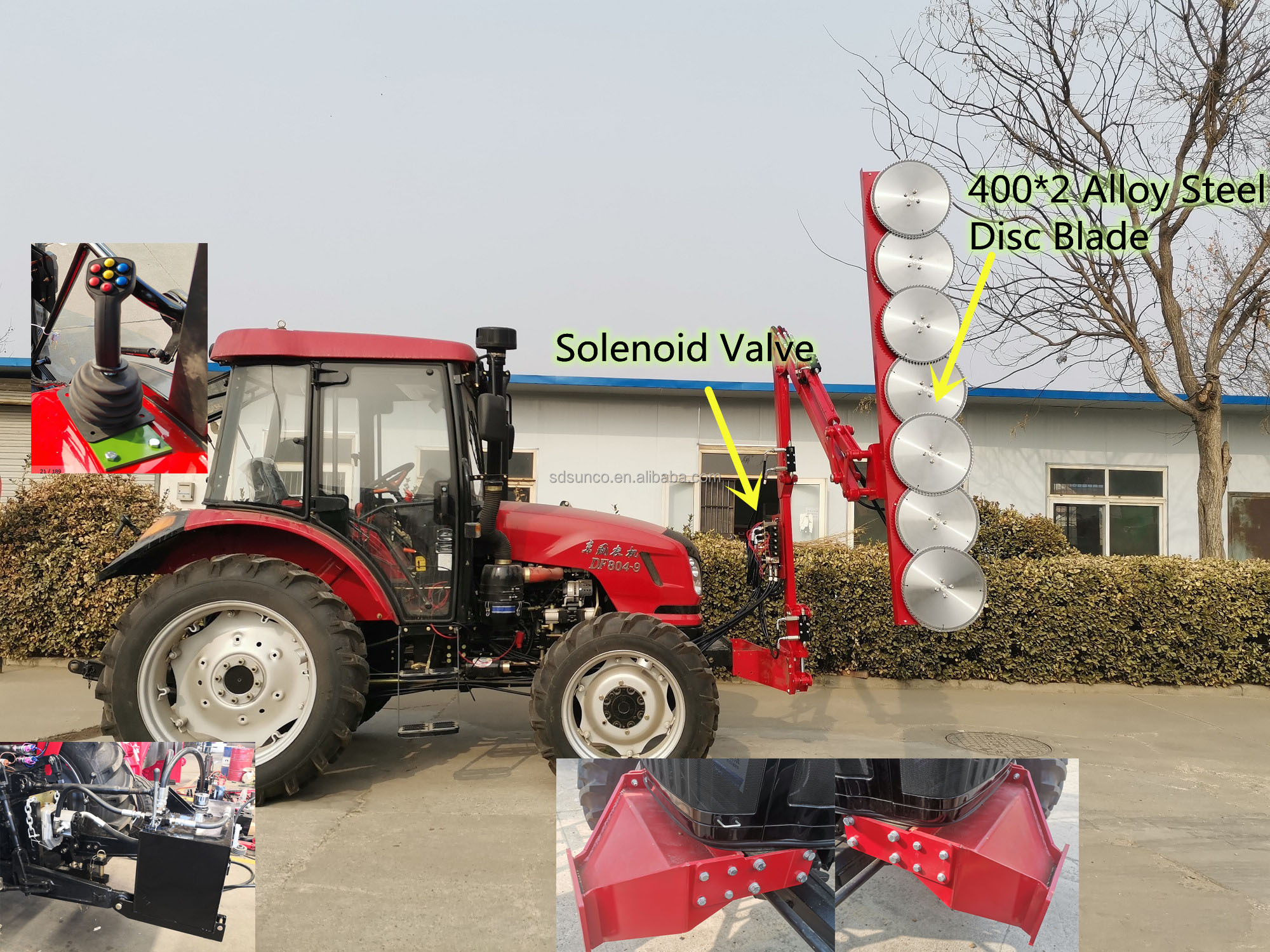 Lovol Tractor Front Loader Mounted Limb Trimmer/tree Trimmer Buy Tractor Mounted Hedge Cutter