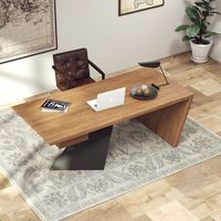 Table de bureau de luxe facile à nettoyer, bureau d'ordinateur, populaire