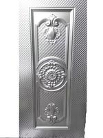 Panneaux de porte en acier, tôles d'acier estampées, portes en acier de 0,4 mm, bonne qualité de panneau en acier pour porte