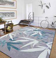 Tapis rectangulaire moderne, doux et personnalisé, Design populaire en ligne, fait à la main, de luxe, pour chambre à coucher et maison moderne