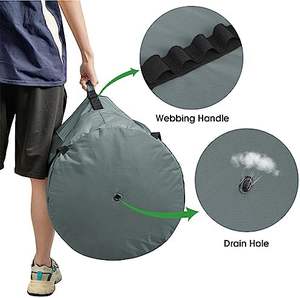 Bolsa de Malla para Balones de Fútbol XL Resistente, Mochila Ajustable con Correa de Hombro Estilo Ejecutivo para Uso en Exteriores - Product Image 6