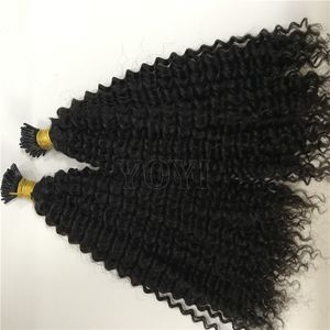 扭结卷曲K尖卷曲生发延伸人发缅甸扭结卷曲I/ U/ I尖角蛋白人发延伸 - Product Image 2