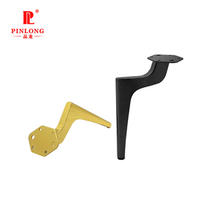 Pinlong Decoración sofá accesorio Bad pies metal dorado muebles patas - Product Image 2