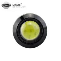 Lkt 18mm Voiture Auto Moto Étanche 1.5W 3W 6W COB A MENÉ la lumière courante de jour 12v aigle yeux LED lumière